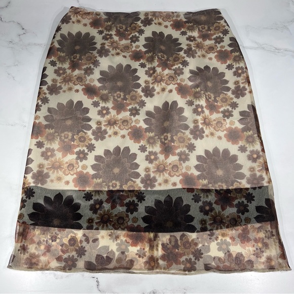 KWAIDAN Editions Layered Floral Retro Print Skirt - Picture 2 of 15